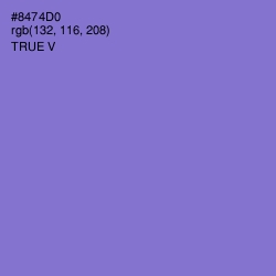 #8474D0 - True V Color Image