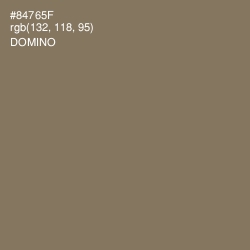 #84765F - Domino Color Image