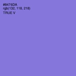 #8476DA - True V Color Image