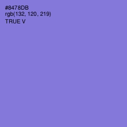 #8478DB - True V Color Image