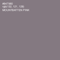 #847980 - Mountbatten Pink Color Image