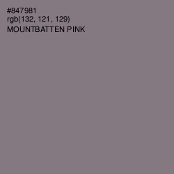 #847981 - Mountbatten Pink Color Image