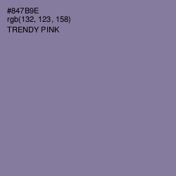 #847B9E - Trendy Pink Color Image