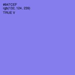 #847CEF - True V Color Image