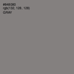 #848080 - Gray Color Image