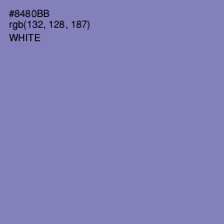 #8480BB - Manatee Color Image