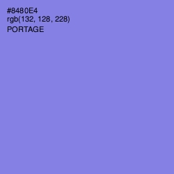 #8480E4 - Portage Color Image