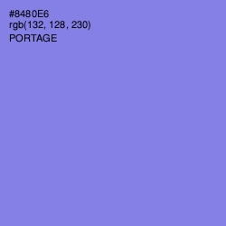 #8480E6 - Portage Color Image