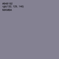 #848192 - Mamba Color Image