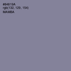 #84819A - Mamba Color Image