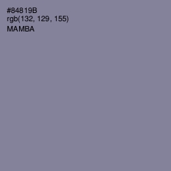 #84819B - Mamba Color Image