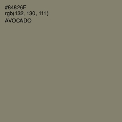 #84826F - Avocado Color Image