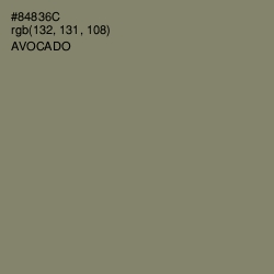 #84836C - Avocado Color Image