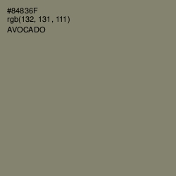 #84836F - Avocado Color Image