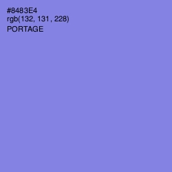 #8483E4 - Portage Color Image