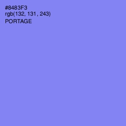 #8483F3 - Portage Color Image