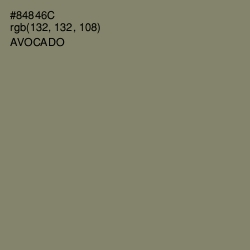 #84846C - Avocado Color Image