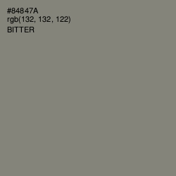 #84847A - Bitter Color Image