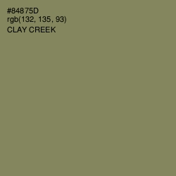 #84875D - Clay Creek Color Image