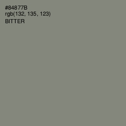 #84877B - Bitter Color Image