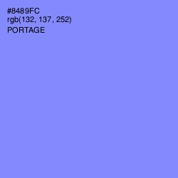 #8489FC - Portage Color Image