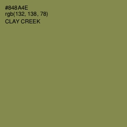 #848A4E - Clay Creek Color Image