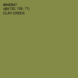 #848B47 - Clay Creek Color Image