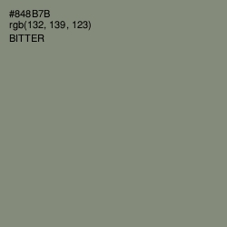 #848B7B - Bitter Color Image