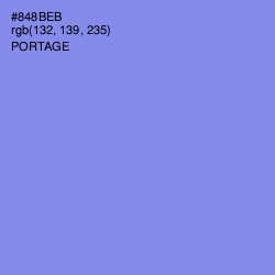 #848BEB - Portage Color Image
