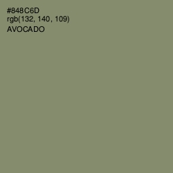 #848C6D - Avocado Color Image