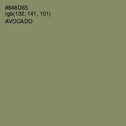 #848D65 - Avocado Color Image