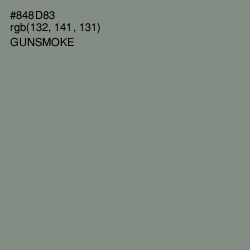 #848D83 - Gunsmoke Color Image