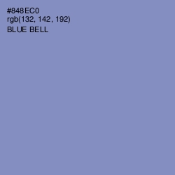 #848EC0 - Blue Bell Color Image