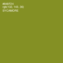 #848F24 - Sycamore Color Image