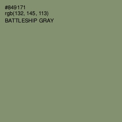 #849171 - Battleship Gray Color Image