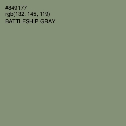 #849177 - Battleship Gray Color Image