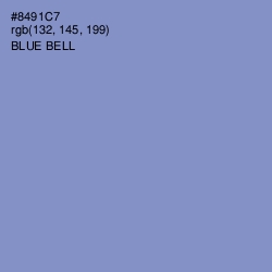 #8491C7 - Blue Bell Color Image