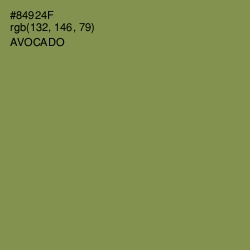 #84924F - Avocado Color Image