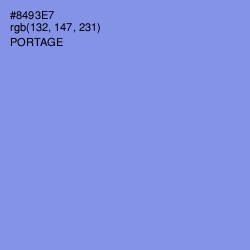 #8493E7 - Portage Color Image