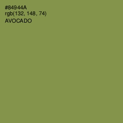 #84944A - Avocado Color Image