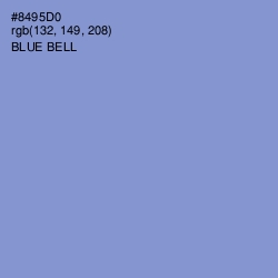 #8495D0 - Blue Bell Color Image