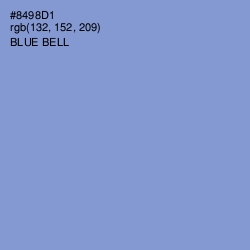 #8498D1 - Blue Bell Color Image