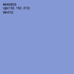 #8498D5 - Blue Bell Color Image