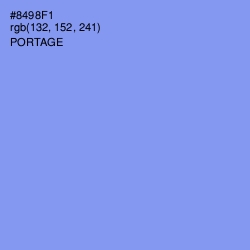 #8498F1 - Portage Color Image