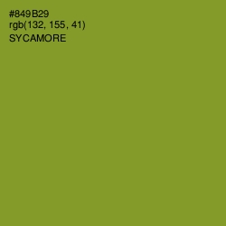 #849B29 - Sycamore Color Image