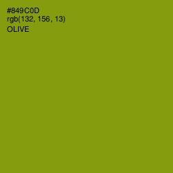 #849C0D - Olive Color Image