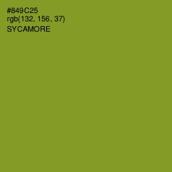 #849C25 - Sycamore Color Image