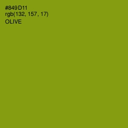 #849D11 - Olive Color Image