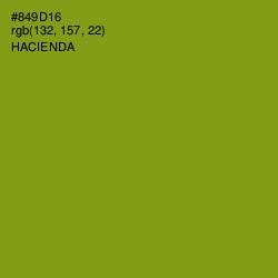 #849D16 - Hacienda Color Image