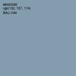 #849DAE - Bali Hai Color Image